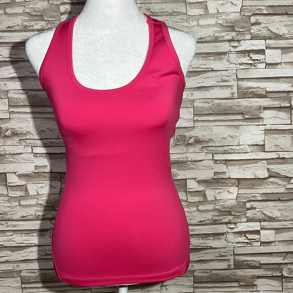 FILA pink racerback active tank.